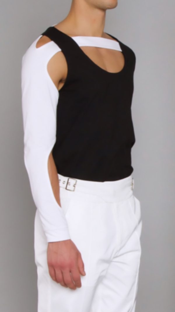 Tank top tshirt with open panels - Image 2